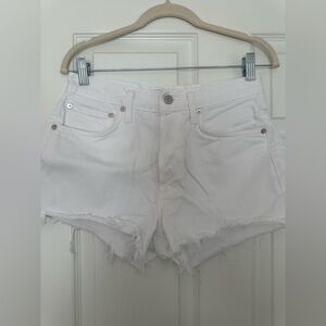 AGOLDE Parker vintage cut off short in white